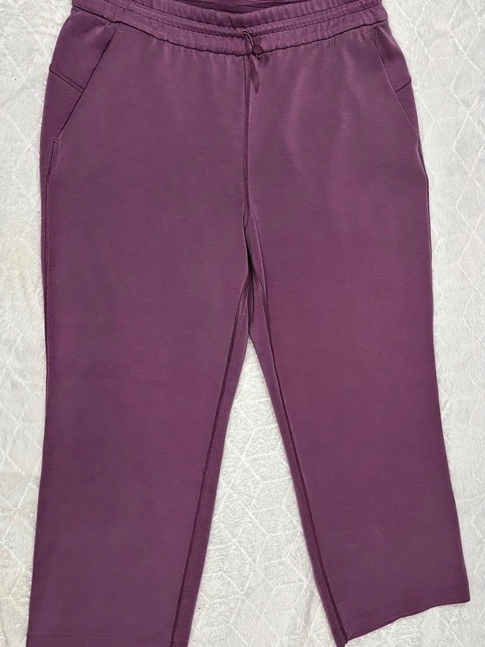 lululemon Softstreme High-Rise Pant Cropped Purple Size 8